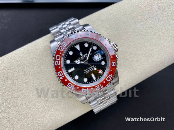 Rolex GMT Master II Pepsi 126710BLRO Jubilee Mint Black Dial 40MM Men's Watch