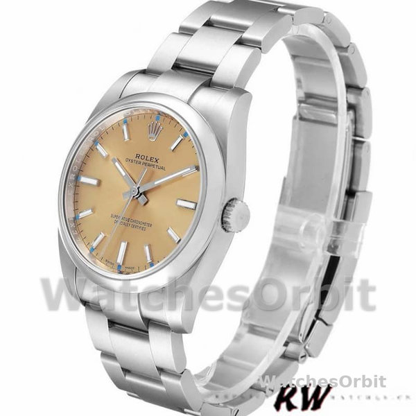 Rolex Oyster Perpetual 114200 White Grape Index Dial 34mm Unisex Replica watch