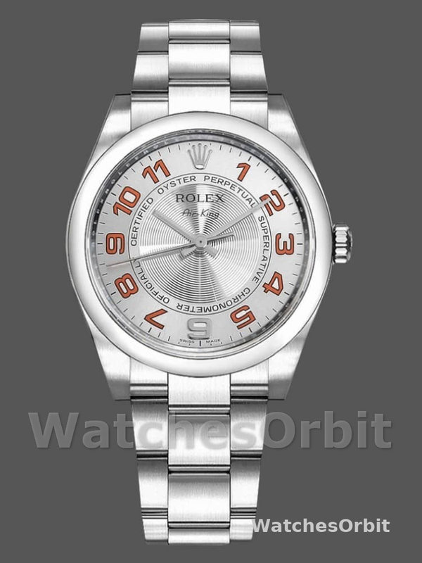 Rolex Oyster Perpetual Air-King 114200 Concentric Silver Dial 34mm Unisex Replica watch
