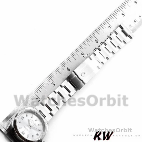 Rolex Oyster Perpetual Air-King 114234 Silver Dial 34mm Unisex Replica Watch