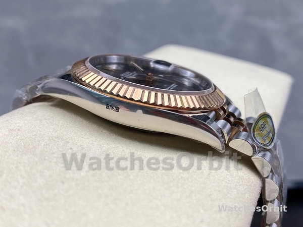 Replica Rolex Datejust 126231 0029 Slate Grey Wimbledon Roman Dial & Fluted Bezel 36mm
