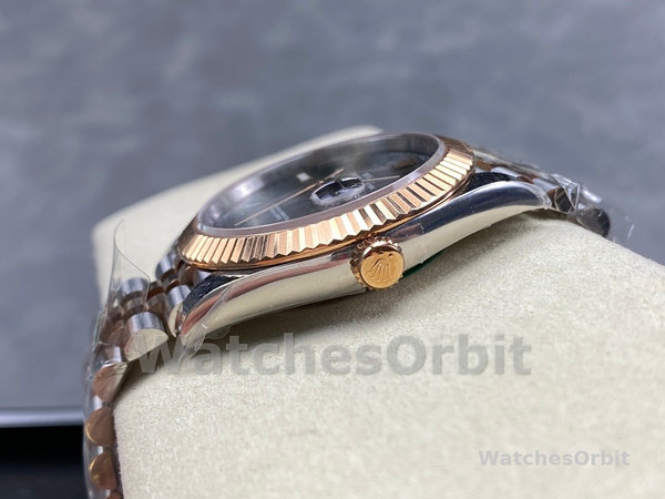 Replica Rolex Datejust 126231 0029 Slate Grey Wimbledon Roman Dial & Fluted Bezel 36mm