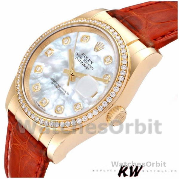 Rolex Datejust 116188 Mother of Pearl Diamond 36mm Unisex Replica Watch