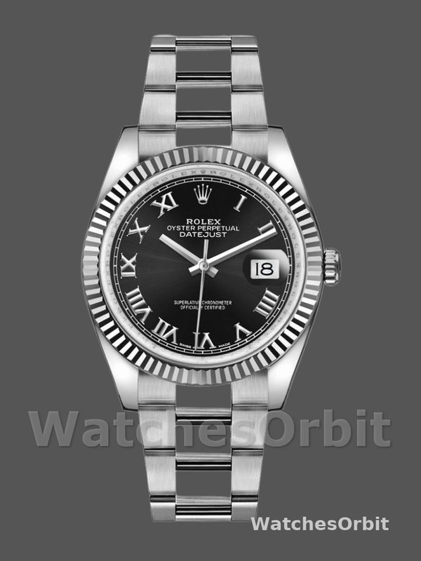 Rolex Datejust 116234 Roman Numeral Black Dial 36mm Unisex Replica Watch