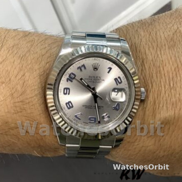 Rolex Datejust 116234 Silver Dial Fluted Bezel 36mm Unisex Replica Watch