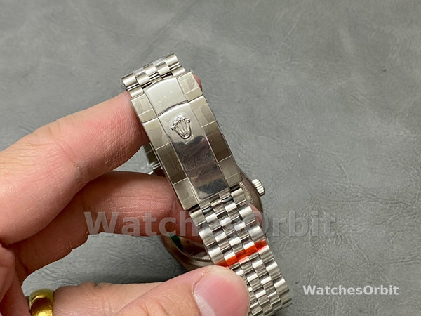 Rolex Datejust 116234 Stainless Steel Fluted Bezel Black Roman Dial 36mm Mens Replica Watch