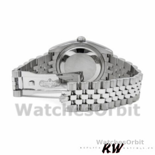 Rolex Datejust 116244 Silver Dial Diamonds 36mm Lady Replica Watch
