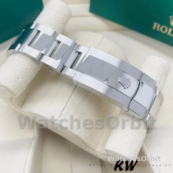 Rolex Datejust 126200 Blue Motif Wave Dial Stainless Steel 36MM Unisex Replica Watch