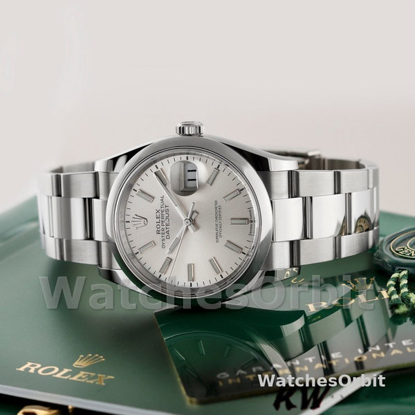 Rolex Datejust 126200 Stainless Steel Silver Index Dial 36MM Unisex Replica Watch