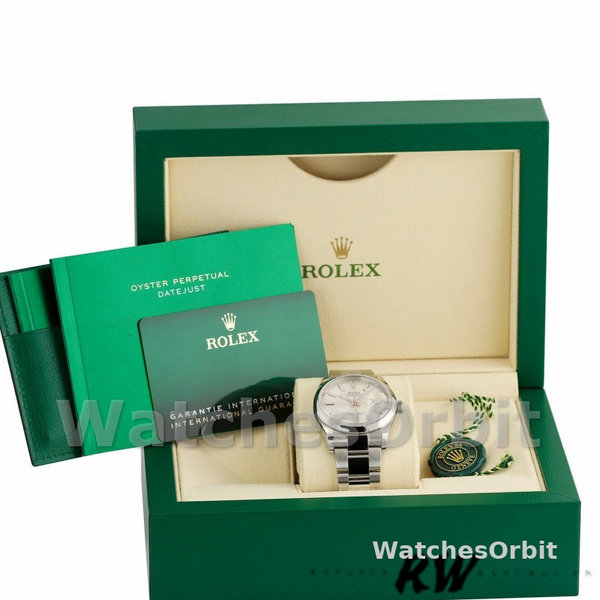 Rolex Datejust 126200 Stainless Steel Silver Index Dial 36MM Unisex Replica Watch
