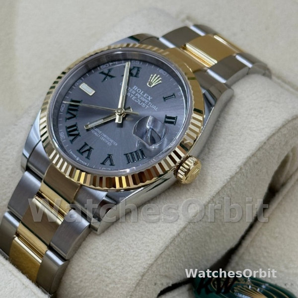 Rolex Datejust 126233 0036 Slate Grey Dial 36MM Unisex Replica Watch