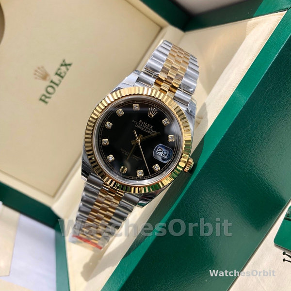 Rolex Datejust 126233 Black Diamond Dial 36MM Unisex Replica Watch