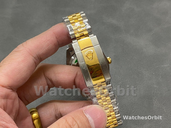 Rolex Datejust 126233 Champagne Jubilee Dial Fluted Bezel 36MM Unisex Replica Watch