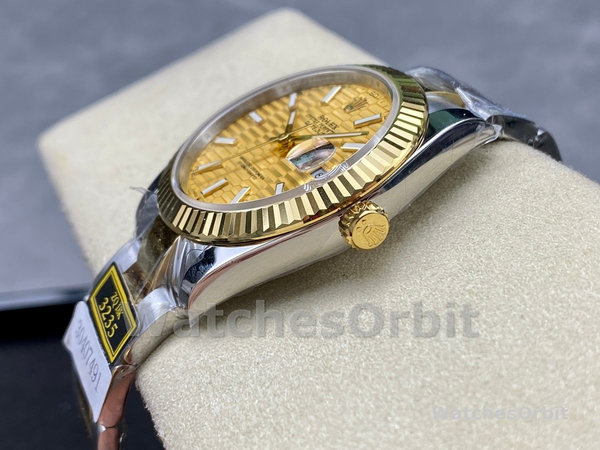Rolex Datejust 126233 Champagne Motif dial 36MM Unisex Replica Watch