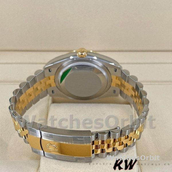 Rolex Datejust 126233 Golden Palm Motif Dial Fluted Bezel 36MM Unisex Replica Watch