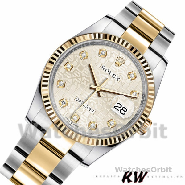 Rolex Datejust 126233 Silver Jubilee Dial 36MM Unisex Replica Watch