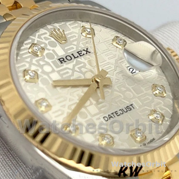 Rolex Datejust 126233 Silver Jubilee Dial Fluted Bezel 36MM Unisex Replica Watch