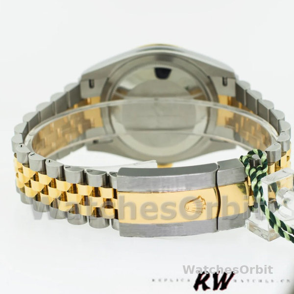 Rolex Datejust 126233 Silver Jubilee Dial Fluted Bezel 36MM Unisex Replica Watch