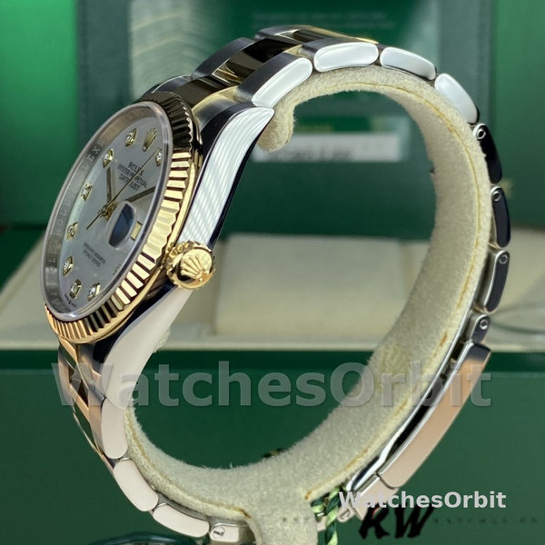 Rolex Datejust 126233 White MOP Diamond Dial 36MM Unisex Replica Watch
