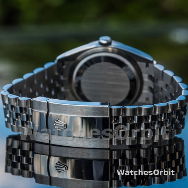 Rolex Datejust 126234 Fluted Bezel Blue Fluted Motif Dial 36MM Unisex Replica Watch