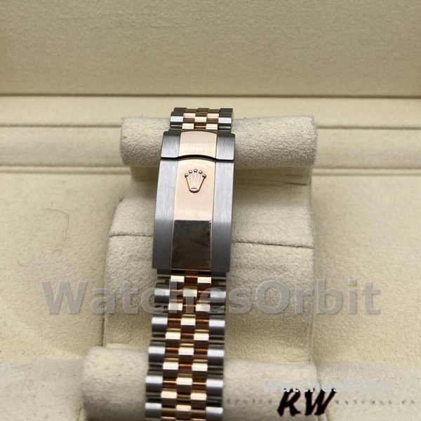Rolex Datejust 126301 Rose Gold Chocolate Brown Index Dial 41MM Mens Replica Watch