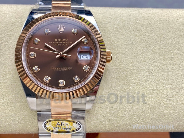 Rolex Datejust 126331 0003 Chocolate Diamond Oyster 41mm Steel