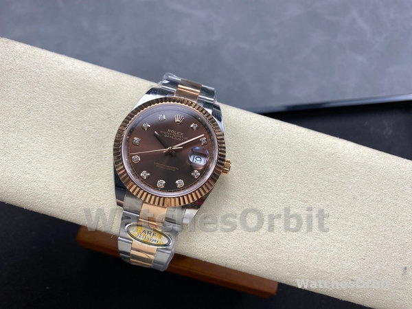 Rolex Datejust 126331 0003 Chocolate Diamond Oyster 41mm Steel