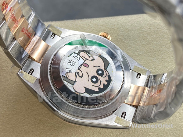 Rolex Datejust 126331 0007 Sundust Diamond Oyster 41mm Steel and Everose Gold Watch