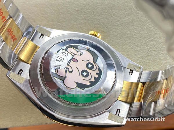 Rolex Datejust 126333 0009 Champagne Index Oyster 41mm Two Tone Steel
