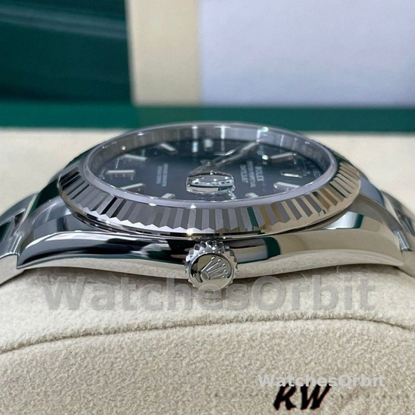 Rolex Datejust 126334 0001 Fluted Bezel Blue Dial 41MM Mens Replica Watch