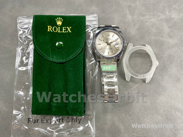 Rolex Datejust 126334 0003 Fluted Bezel Silver Dial 41MM Mens Replica Watch