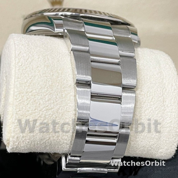 Rolex Datejust 126334 0003 Fluted Bezel Silver Dial 41MM Mens Replica Watch