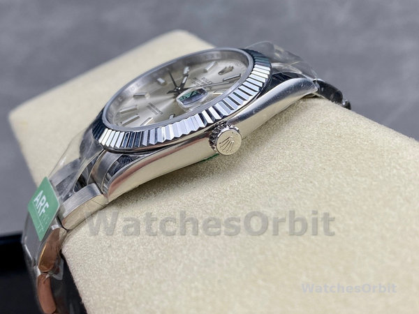 Rolex Datejust 126334 0003 Fluted Bezel Silver Dial 41MM Mens Replica Watch