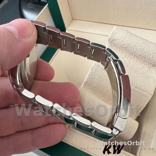 Rolex Datejust 126334 0029 Fluted Bezel Green Motif Dial 41MM Mens Replica Watch