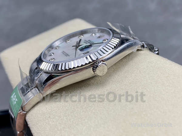 Rolex Datejust 126334 Fluted Bezel White MOP Dial 41MM Mens Replica Watch