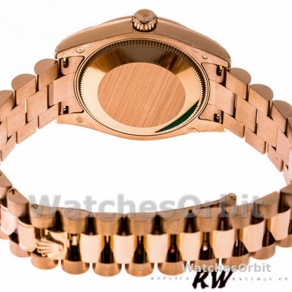 Rolex Datejust 178275 Rose Gold Pink Diamond Dial 31mm Lady Replica Watch