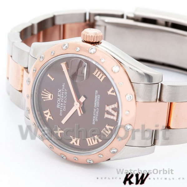 Rolex Datejust 178341 Chocolate Brown Roman Numeral Dial 31MM Lady Replica Watch