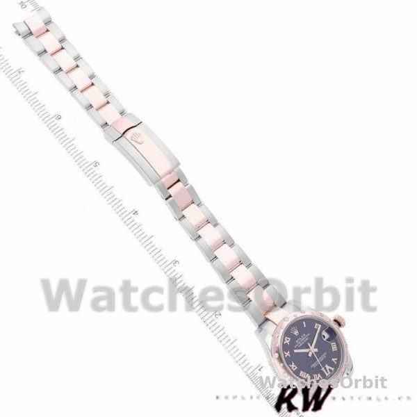 Rolex Datejust 178341 Purple Roman Numeral Dial 31MM Lady Replica Watch