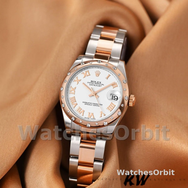Rolex Datejust 178341 White Roman Numeral Dial 31MM Lady Replica Watch