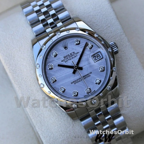 Rolex Datejust 178344 Meteorite Grey Dial 31MM Lady Replica Watch