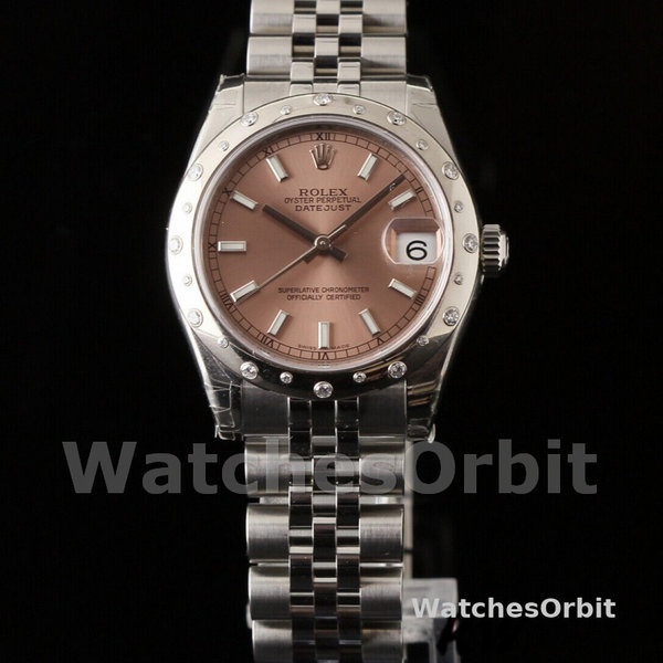 Rolex Datejust 178344 Pink Dial Jubilee Bracelet 31MM Lady Replica Watch