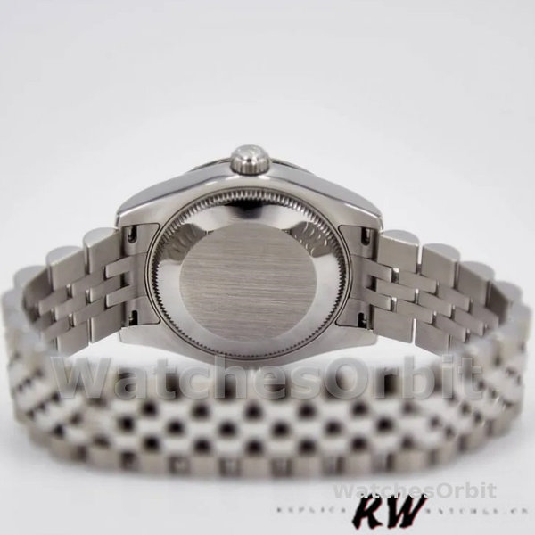 Rolex Datejust 178344 Stainless Steel Silver Diamond Dial 31MM Lady Replica Watch