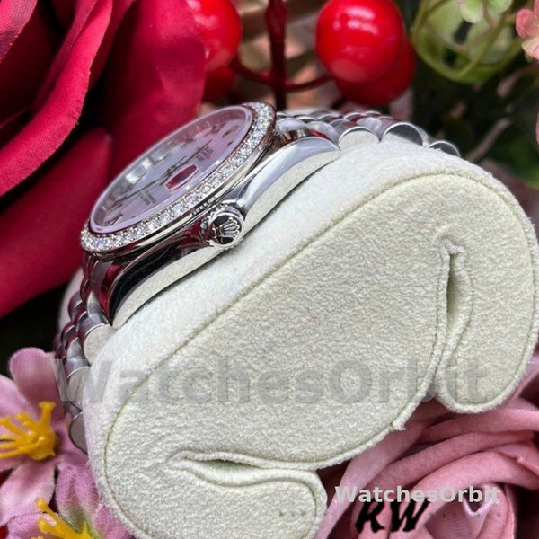 Rolex Datejust 178384 White Mother of Pearl Dial Diamonds 31MM Lady Replica Watch