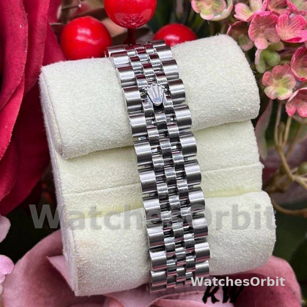 Rolex Datejust 178384 White Mother of Pearl Dial Diamonds 31MM Lady Replica Watch