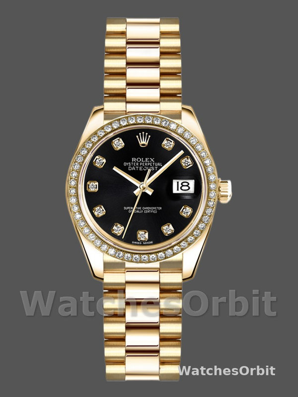 Rolex Datejust 179138 Black diamond Dial 26MM Lady Replica Watch