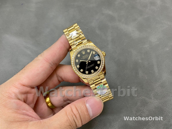 Rolex Datejust 179138 Black diamond Dial 26MM Lady Replica Watch