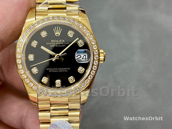 Rolex Datejust 179138 Black diamond Dial 26MM Lady Replica Watch