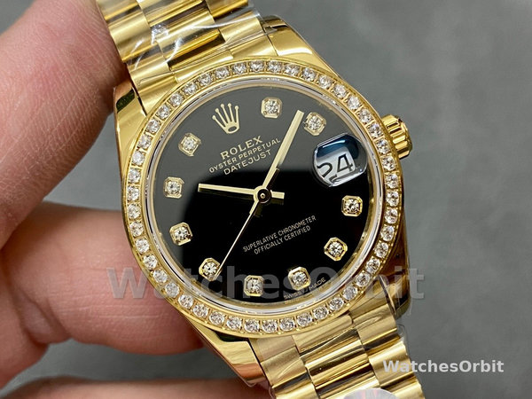 Rolex Datejust 179138 Black diamond Dial 26MM Lady Replica Watch