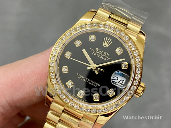 Rolex Datejust 179138 Black diamond Dial 26MM Lady Replica Watch