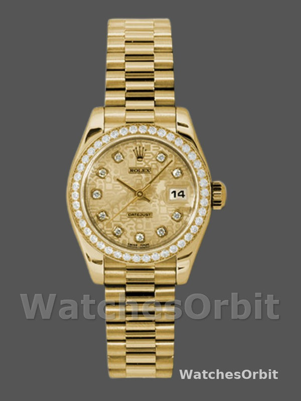 Rolex Datejust 179138 Champagne Jubilee Dial 26MM Lady Replica Watch